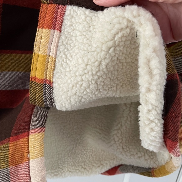The American Outdoorsman Mens Size M Sherpa Flannel Shaket - Picture 7 of 11